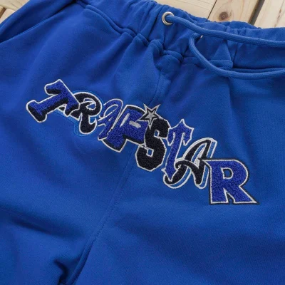 Шорты Trapstar Embroidered Wildcard Style "Blue" фото № 6
