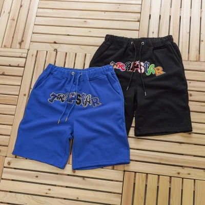 Шорты Trapstar Embroidered Wildcard Style "Blue" фото № 9