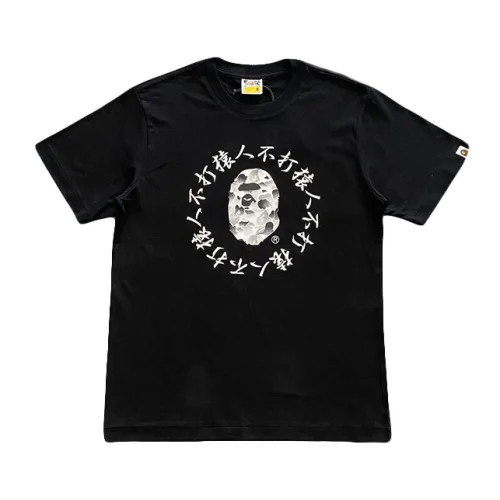 Футболка A Bathing Ape Chinese Inscription "Black"