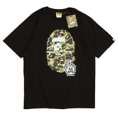 Футболка A Bathing Ape Camouflage Click "Black"