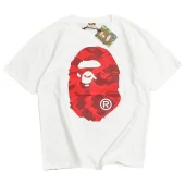 Футболка A Bathing Ape Camouflage Red Monkey Had "White"