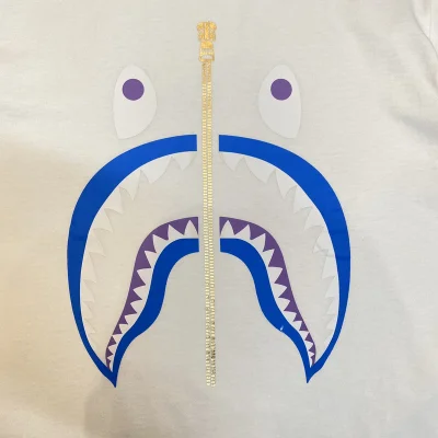 Футболка A Bathing Ape Slider "White" фото № 4