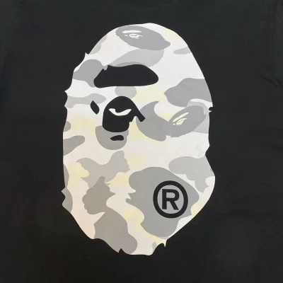 Футболка A Bathing Ape Luminous Print "Black" фото № 5