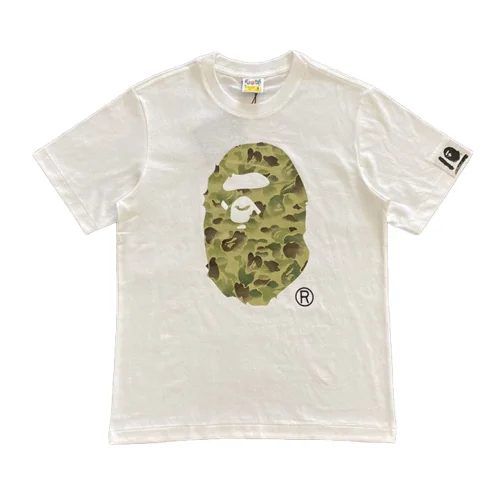 Футболка A Bathing Ape Monkeys Head "White"
