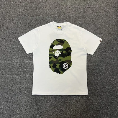 Футболка A Bathing Ape Standard Print-Logo "White/Green" фото № 5