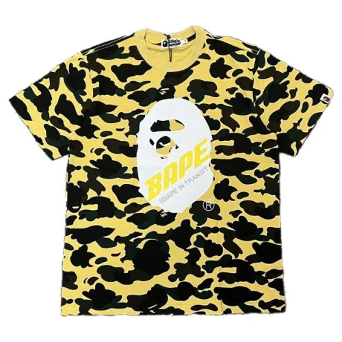 Футболка A Bathing Ape In Transit "Yellow/Black"