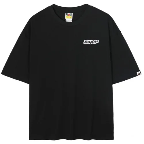 Футболка A Bathing Ape Various Inscriptions And Emblems "Black"