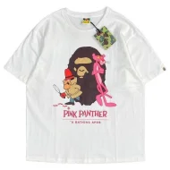 Футболка A Bathing Ape Pink Panther "White"