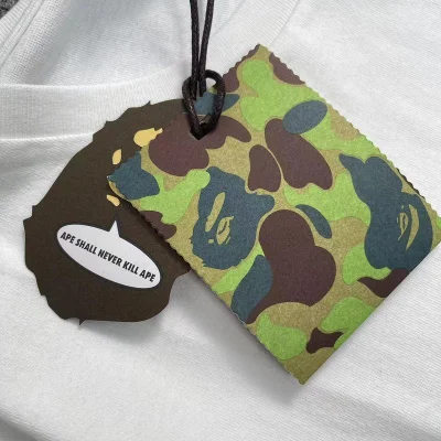 Футболка A Bathing Ape Pink Panther "White" фото № 8