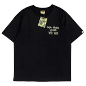 Футболка A Bathing Ape With Saying "Black"