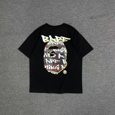 Футболка A Bathing Ape With Saying "Black" фото № 4