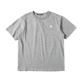 Футболка Acne Studios Cotton With An Emblem "Gray"