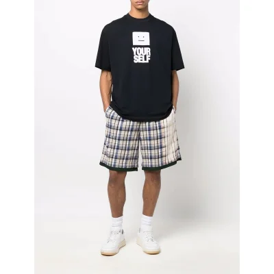 Футболка Acne Studios Square Emoji "Black" фото № 4