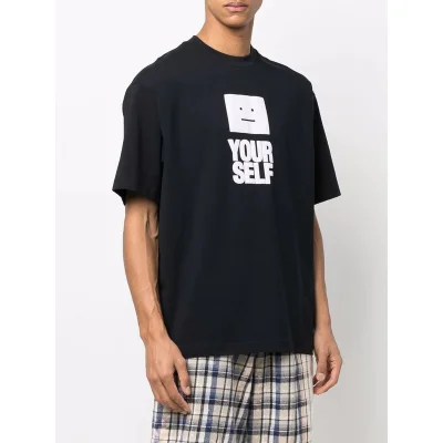 Футболка Acne Studios Square Emoji "Black" фото № 5