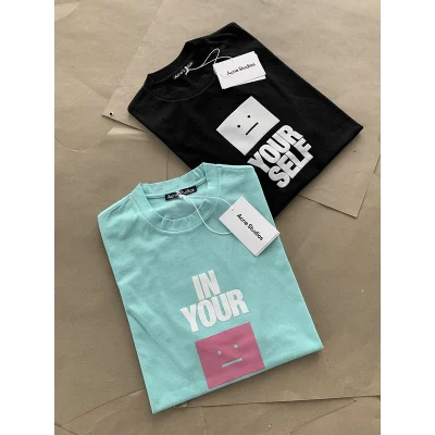 Футболка Acne Studios Square Emoji "Black" фото № 8