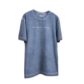 Футболка Alexander Wang Logo Made Of Rhinestones "Blue/Gray"