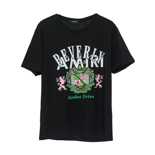 Футболка Amiri With Coat Of Arms Rodeo Drive "Black"
