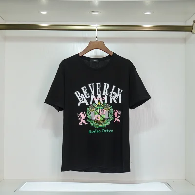 Футболка Amiri With Coat Of Arms Rodeo Drive "Black" фото № 6