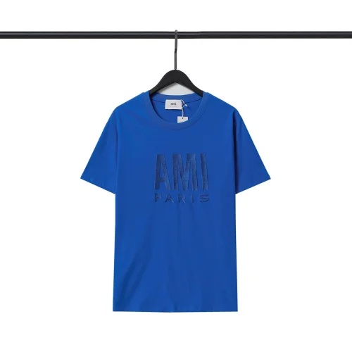 Футболка Amiri With Logo Print "Blue"