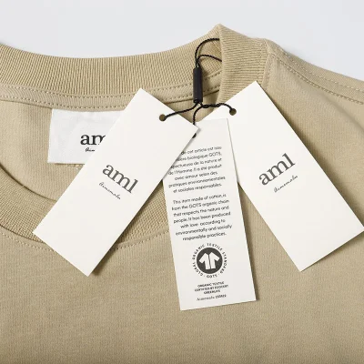Футболка Amiri With Logo By Color "Brown" фото № 4