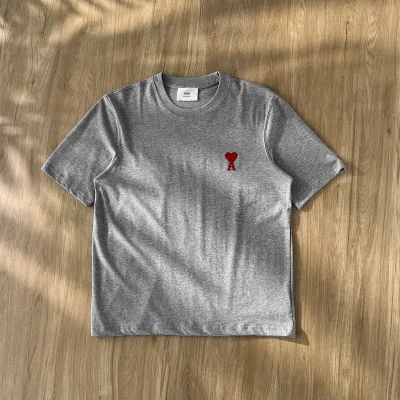 Футболка Amiri Classic Brand Design "Gray" фото № 2