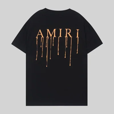 Футболка Amiri Flowing Logo "Black" фото № 2 Футболка Amiri Flowing Logo "Black" фото № 2
