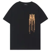 Футболка Amiri Flowing Logo "Black"