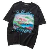 Футболка Amiri Paradise Island "Black"