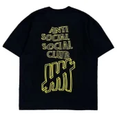 Футболка Anti Social Social Club With Logo Brand - Cotton "Black"
