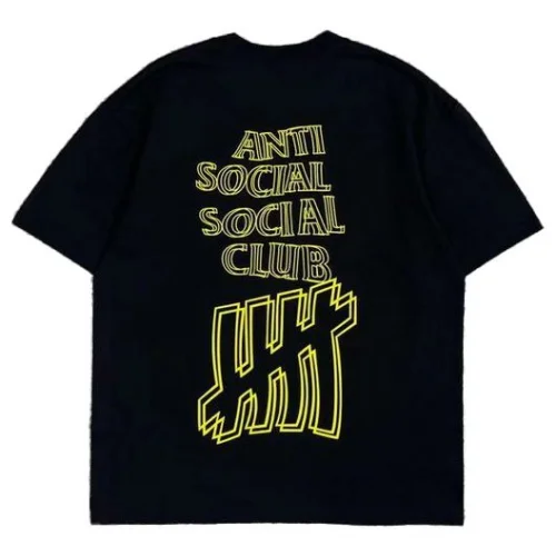 Футболка Anti Social Social Club With Logo Brand - Cotton "Black"