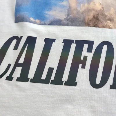 Футболка Askyurself Reflective Lettering And Logo "White/Black" фото № 3