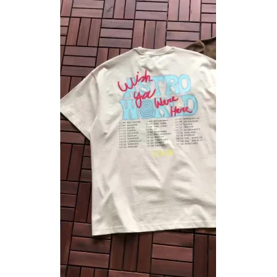 Футболка Astroworld Cities List From Tour "White" фото № 4