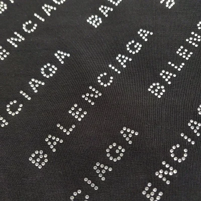 Футболка Balenciaga With Diagonal Rhinestone Lettering "Black" фото № 6 Футболка Balenciaga With Diagonal Rhinestone Lettering "Black" фото № 6