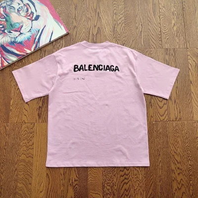 Футболка Balenciaga Usual Logo "Pink" фото № 6 Футболка Balenciaga Usual Logo "Pink" фото № 6