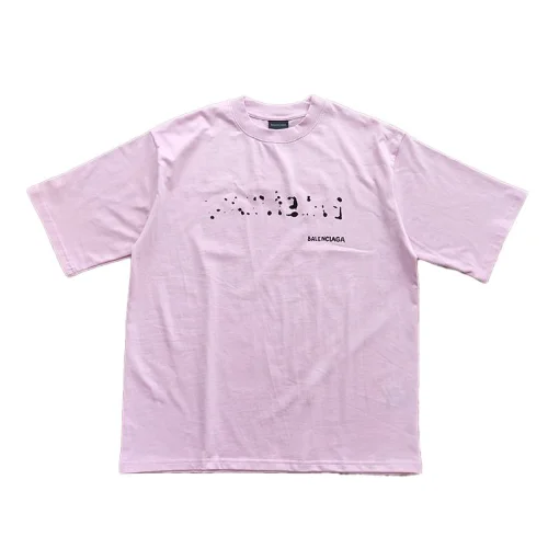 Футболка Balenciaga Usual Logo "Pink"