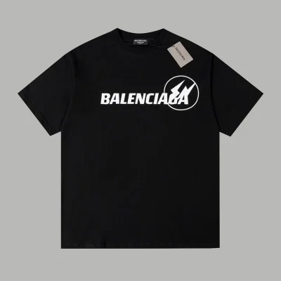 Футболка Balenciaga Lightning "Black" фото № 6
