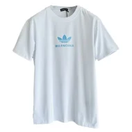Футболка Balenciaga X Adidas With Blue Logo - Base
