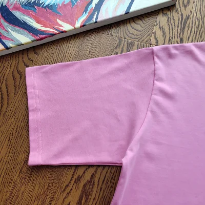 Футболка Balenciaga Interesting Emblem "Pink" фото № 7