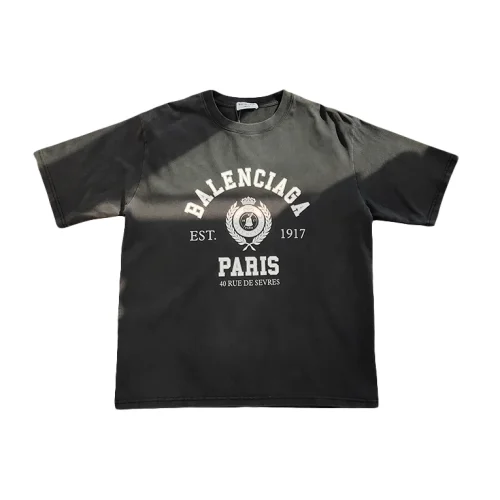 Футболка Balenciaga Royal Logo "Black"