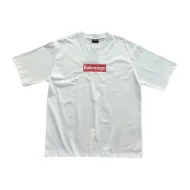Футболка Balenciaga X Supreme With Holes "White"