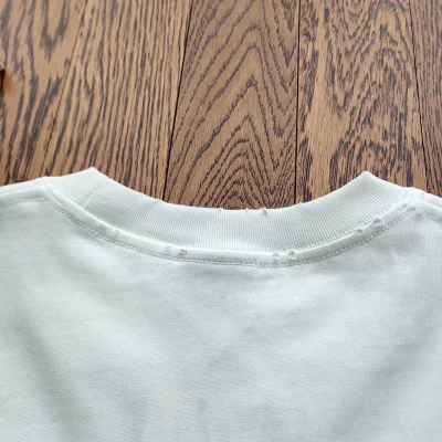 Футболка Balenciaga X Supreme With Holes "White" фото № 6