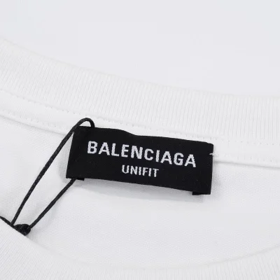 Футболка Balenciaga With Different Logos - Print "White" фото № 7