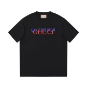 Футболка Balenciaga X Gucci Blue And Red Logo "Black"