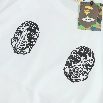 Футболка Bape Japanese Garden Print "White" фото № 4