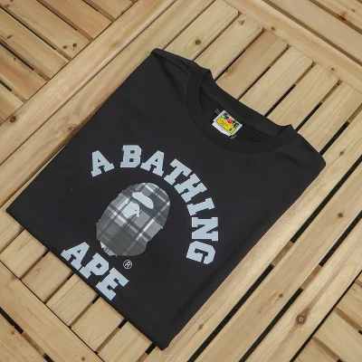 Футболка Bape Monochrome Logo "Black" фото № 8