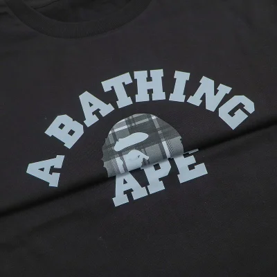 Футболка Bape Monochrome Logo "Black" фото № 5