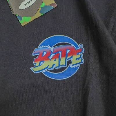 Футболка Bape Big Colorful Back Logo With Karatekas "Black" фото № 4 Футболка Bape Big Colorful Back Logo With Karatekas "Black" фото № 4