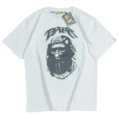 Футболка Bape Big Central Logo With Inscription "White"