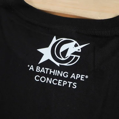 Футболка Bape Stars With Zigzag And Inscription Front "Black" фото № 4 Футболка Bape Stars With Zigzag And Inscription Front "Black" фото № 4