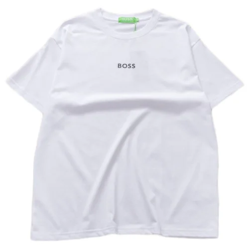 Футболка Boss Small Front Central Inscription "White"